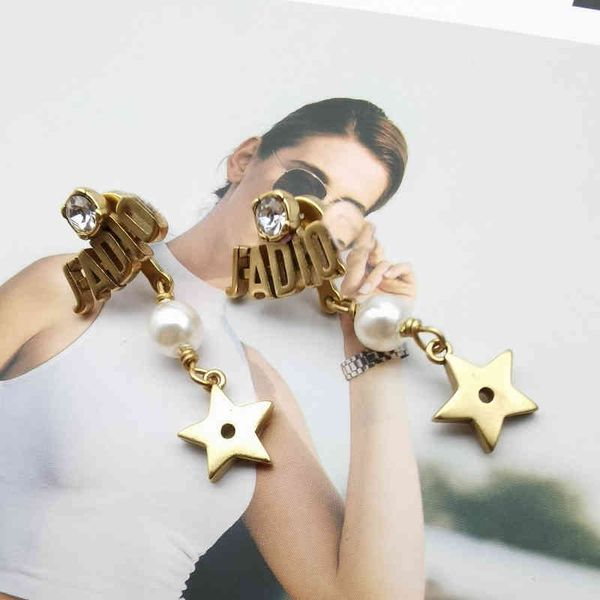 2022 factory wholesale new home made old letters minority senior pearl star tassel simple earrings female i 5erx, Golden
2022 factory wholesale new home made old letters minority senior pearl star tassel simple earrings female i 5erx, Golden