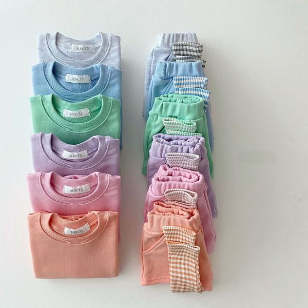 korean baby clothes boys girls candy color sweatshirtspants 2pcs sets tracksuits clothes fashion kids children clothing sets 220523, White
korean baby clothes boys girls candy color sweatshirtspants 2pcs sets tracksuits clothes fashion kids children clothing sets 220523, White