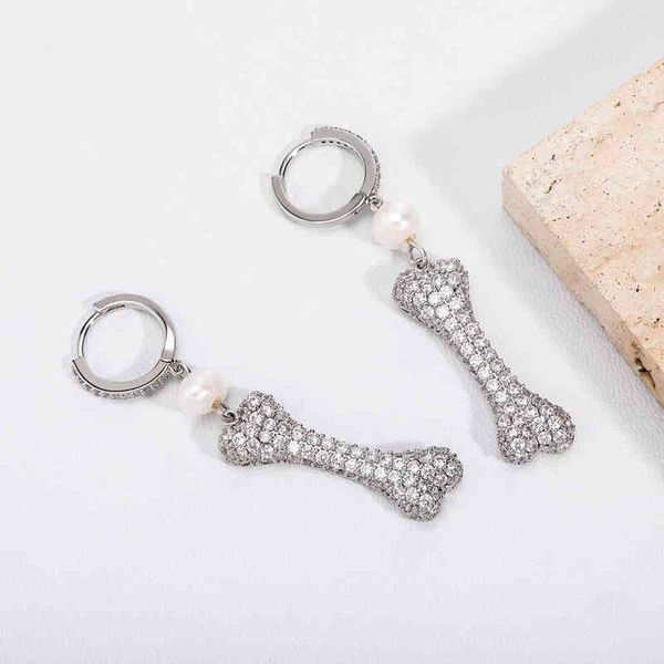 star same dog bone natural pearl earrings personality cool wind earrings women fashion full zircon gold australia, Silver
star same dog bone natural pearl earrings personality cool wind earrings women fashion full zircon gold australia, Silver