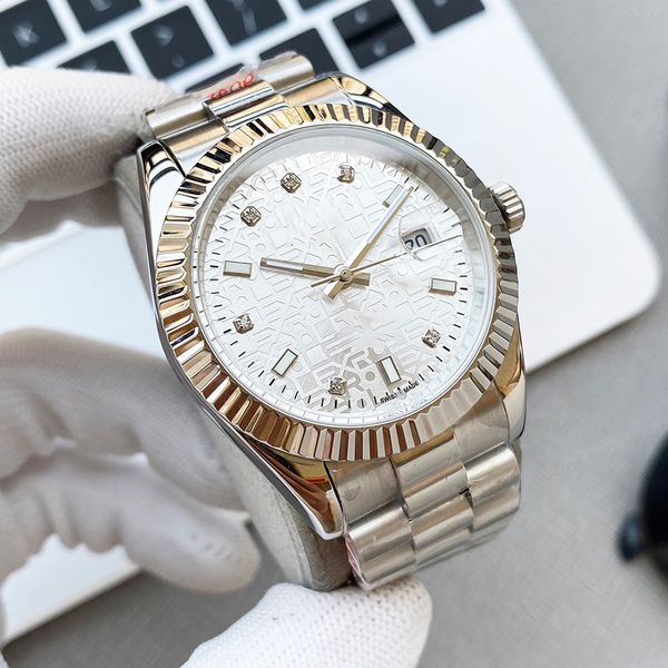 mens watch automatic mechanical watches 41mm stainless steel strap diamond dial fashion wristwatch waterproof wristwatches gift for men mont, Slivery;brown
mens watch automatic mechanical watches 41mm stainless steel strap diamond dial fashion wristwatch waterproof wristwatches gift for men mont, Slivery;brown