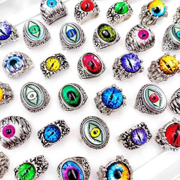 wholesale 20 pcs/lot vintage gothic devil's rings for men women mix style antique silvery demon eye punk jewelry party gift, Slivery;golden
wholesale 20 pcs/lot vintage gothic devil's rings for men women mix style antique silvery demon eye punk jewelry party gift, Slivery;golden