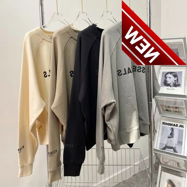 2022 spring new fog double line men's and women's lovers' off shoulder ess loose sweater long sleeve, Black
2022 spring new fog double line men's and women's lovers' off shoulder ess loose sweater long sleeve, Black