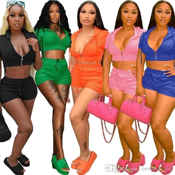 towel jacquard two piece women set summer tracksuits hoodies zipper outfits short sleeve cardigan shorts casual outfits, Gray
towel jacquard two piece women set summer tracksuits hoodies zipper outfits short sleeve cardigan shorts casual outfits, Gray