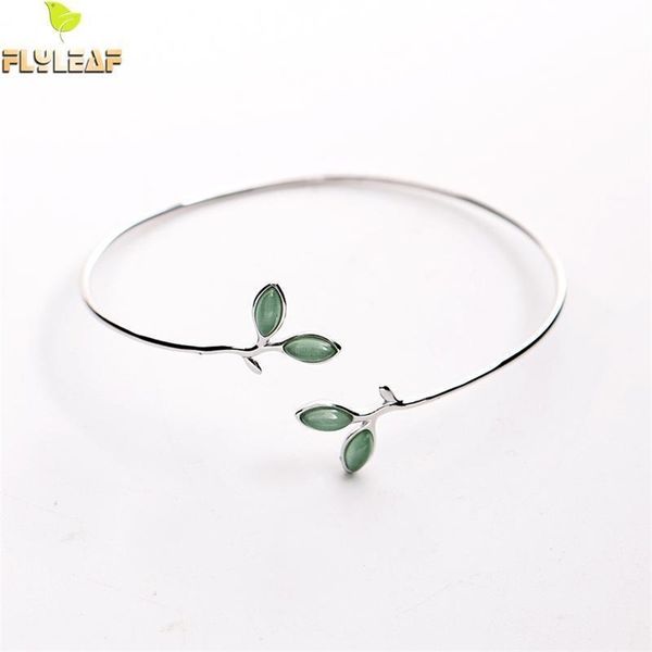 flyleaf 100% 925 sterling silver opal leaves buds open bracelets & bangles for women fashion creative lady jewelry 200925, Golden;silver
flyleaf 100% 925 sterling silver opal leaves buds open bracelets & bangles for women fashion creative lady jewelry 200925, Golden;silver