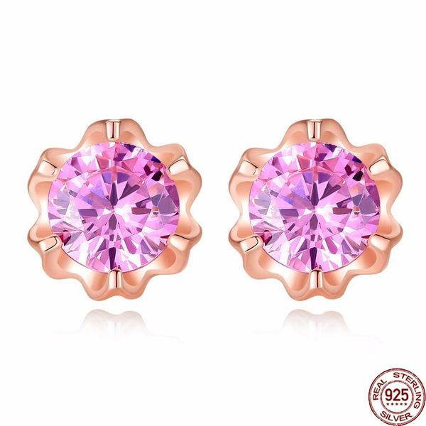 brand cute pink cubic zirconia crystal flower 925 silver earrings 2018 new designs silver fine jewelry for women gift, Golden;silver
brand cute pink cubic zirconia crystal flower 925 silver earrings 2018 new designs silver fine jewelry for women gift, Golden;silver