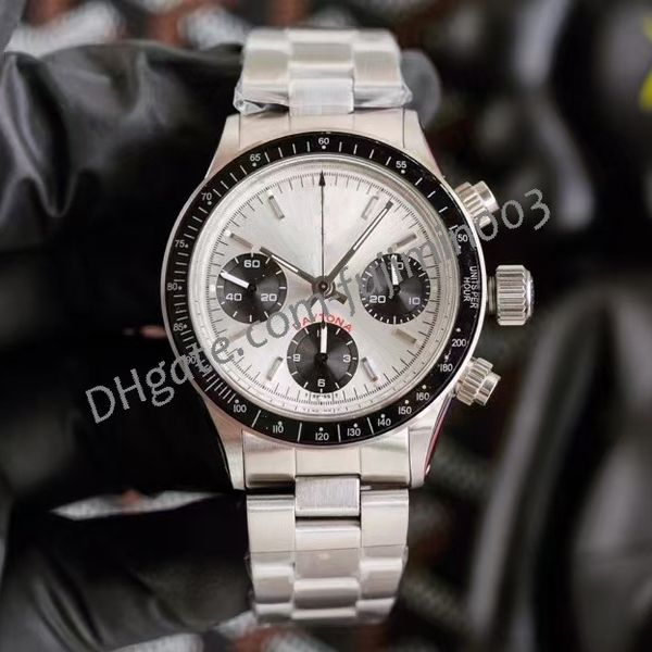 vintage day tona rlx7750 chronograph automatic watch men 37mm gentleman montre de luxe stainless steel, Slivery;brown
vintage day tona rlx7750 chronograph automatic watch men 37mm gentleman montre de luxe stainless steel, Slivery;brown