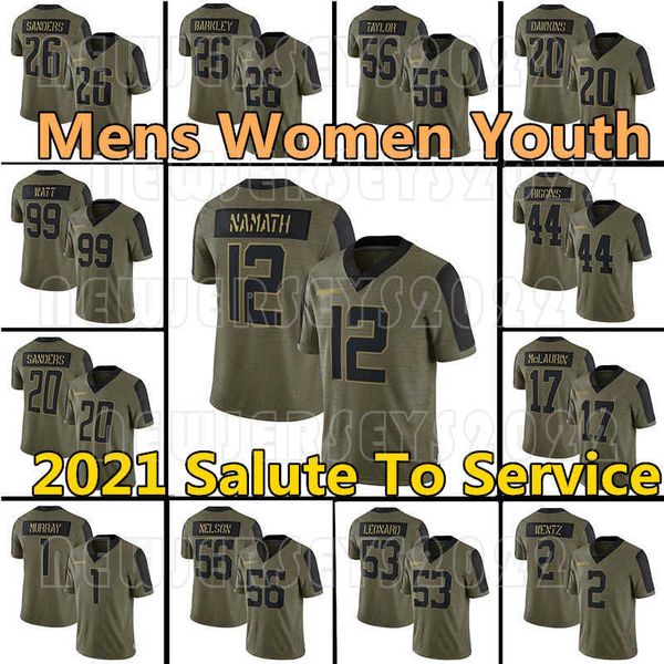 salute to service joe namath saquon barkley lawrence taylor john riggins chase young carson wentz football miles sanders team j.j. watt, Black
salute to service joe namath saquon barkley lawrence taylor john riggins chase young carson wentz football miles sanders team j.j. watt, Black