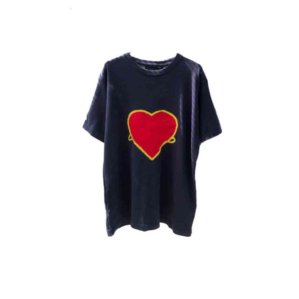 luxury designers men women tees knitted t-shirts loose oversize apparel fashion big red heart mans casual chest letter street, White;black
luxury designers men women tees knitted t-shirts loose oversize apparel fashion big red heart mans casual chest letter street, White;black