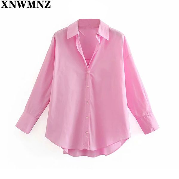 xnwmnz summer pink blouse women long sleeve simple shirts office lady female single breasted turn down collar blouses 210513, White
xnwmnz summer pink blouse women long sleeve simple shirts office lady female single breasted turn down collar blouses 210513, White