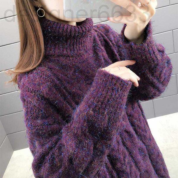 women's knits & tees designer bright silk sweater women's loose outer wear autumn and winter large bottomed wind thick stick needl, White
women's knits & tees designer bright silk sweater women's loose outer wear autumn and winter large bottomed wind thick stick needl, White