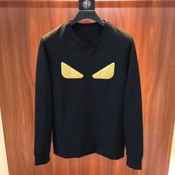 cotton sweater tide brand fdi round neck long sleeve t-shirt little monster embroidered loose rivet decorative men's jacket ins new swe, Black
cotton sweater tide brand fdi round neck long sleeve t-shirt little monster embroidered loose rivet decorative men's jacket ins new swe, Black