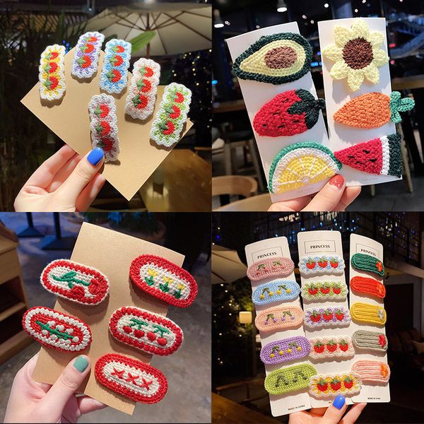 cute knitting wool fruit animal flower hairpin for baby gir children kawaii fairy cloth hair clip barrettes fashion accessories l220729, Slivery;white
cute knitting wool fruit animal flower hairpin for baby gir children kawaii fairy cloth hair clip barrettes fashion accessories l220729, Slivery;white
