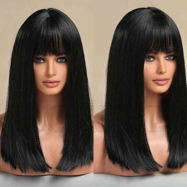synthetic wigs wig female long hair fits all black long straight hair high temperature silk synthetic material fashion trend daily
synthetic wigs wig female long hair fits all black long straight hair high temperature silk synthetic material fashion trend daily