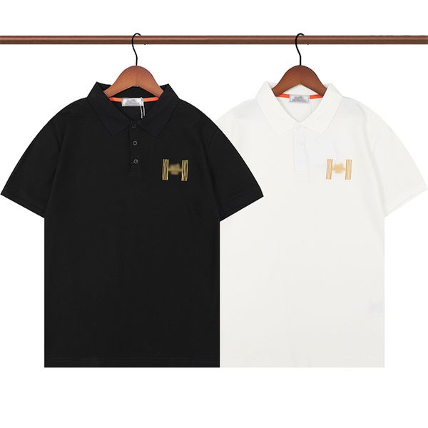 polo summer shirt men's casual striped designer brand clothing cotton short sleeve business homme camisa breathable polos #18, White;black
polo summer shirt men's casual striped designer brand clothing cotton short sleeve business homme camisa breathable polos #18, White;black