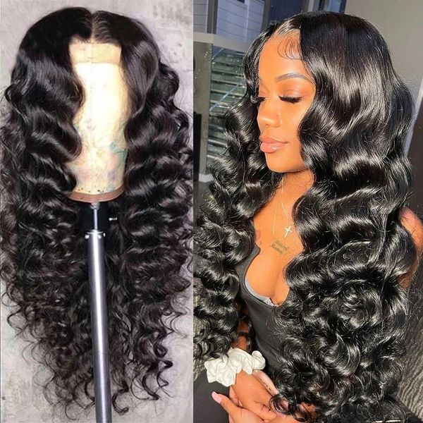 loose deep wave transparent synthetic t part wigs wet and wavy curly lace front wigs heat resistant fiber headband bleach knots, Black
loose deep wave transparent synthetic t part wigs wet and wavy curly lace front wigs heat resistant fiber headband bleach knots, Black