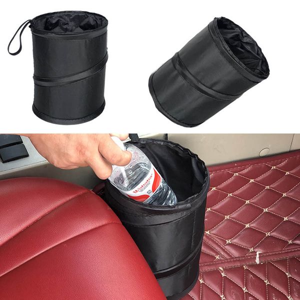 1pc drink holder black car trash can pack bag waterproof for little leak proof garbage bag with side pocket
1pc drink holder black car trash can pack bag waterproof for little leak proof garbage bag with side pocket