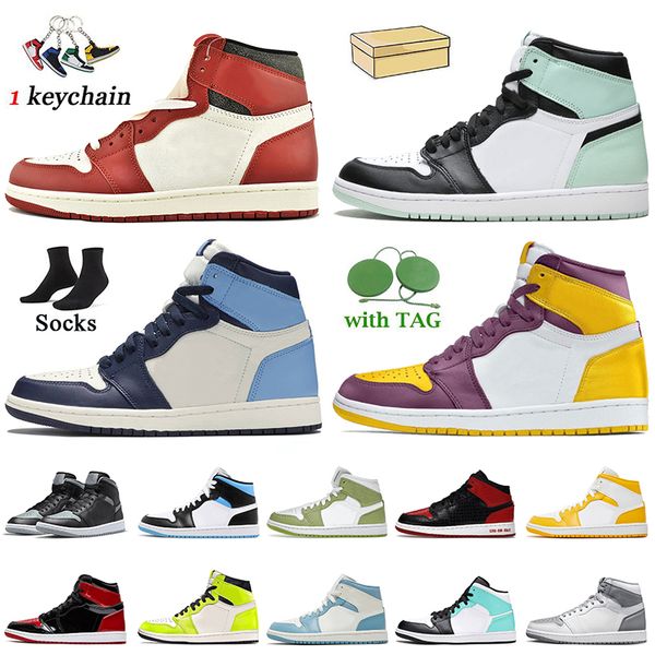 2022 fashion high og jumpman 1 university blue 1s basketball shoes size 13 women mens trainers sports chicago reimagined patentt bred text g, White;red
2022 fashion high og jumpman 1 university blue 1s basketball shoes size 13 women mens trainers sports chicago reimagined patentt bred text g, White;red