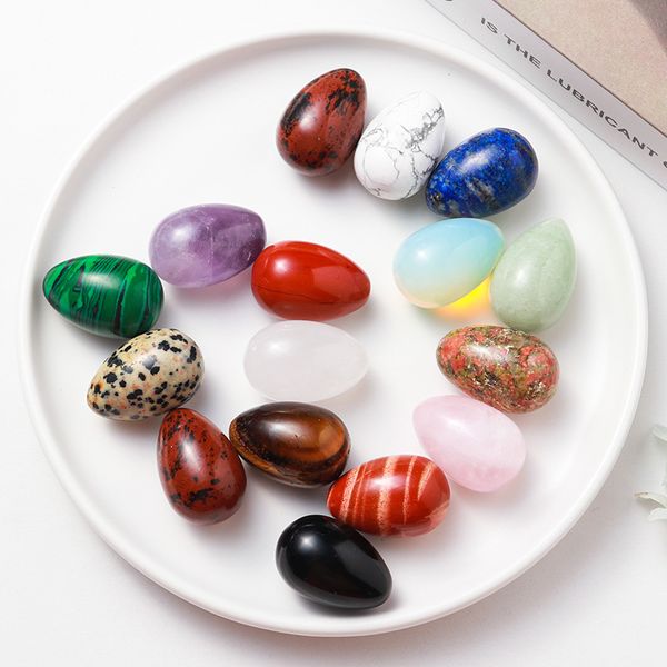 natural stone 30mm egg ornaments quartz healing crystals energy reiki gem craft hand pieces living room decoration, Black
natural stone 30mm egg ornaments quartz healing crystals energy reiki gem craft hand pieces living room decoration, Black