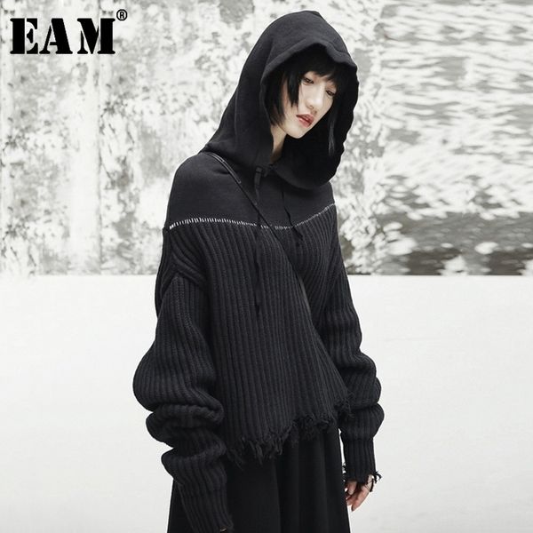 eam black line split big size knitting sweater loose fit hooded long sleeve women pullovers new fashion spring ji508 y200910, White;black
eam black line split big size knitting sweater loose fit hooded long sleeve women pullovers new fashion spring ji508 y200910, White;black