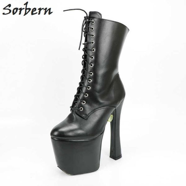 sorbern fashion square high heels fetish boots for women 20cm platform shoes luxury shoes women designers pole dance boots, Black
sorbern fashion square high heels fetish boots for women 20cm platform shoes luxury shoes women designers pole dance boots, Black