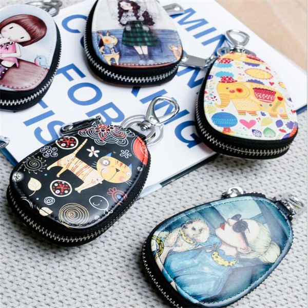 designer 5 colors painted design women girls key bag pu leather key wallets housekeepers car key holder case gigh quality keycha, Red;blue
designer 5 colors painted design women girls key bag pu leather key wallets housekeepers car key holder case gigh quality keycha, Red;blue