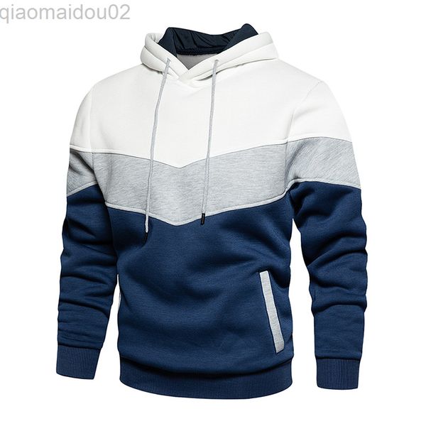 men patchwork hooded sweater hoodies clothing casual loose fleece warm streetwear male fashion autumn winter outfit l220812, Black
men patchwork hooded sweater hoodies clothing casual loose fleece warm streetwear male fashion autumn winter outfit l220812, Black