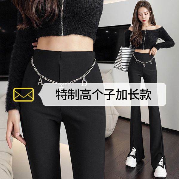 women's jumpsuits & rompers designer black bifurcated pants women's 2022 spring high waist thin hanging feeling straight tube leis, Black;white
women's jumpsuits & rompers designer black bifurcated pants women's 2022 spring high waist thin hanging feeling straight tube leis, Black;white