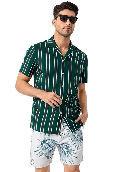 men vertical striped shirt v0yv#, White;black 
men vertical striped shirt v0yv#, White;black