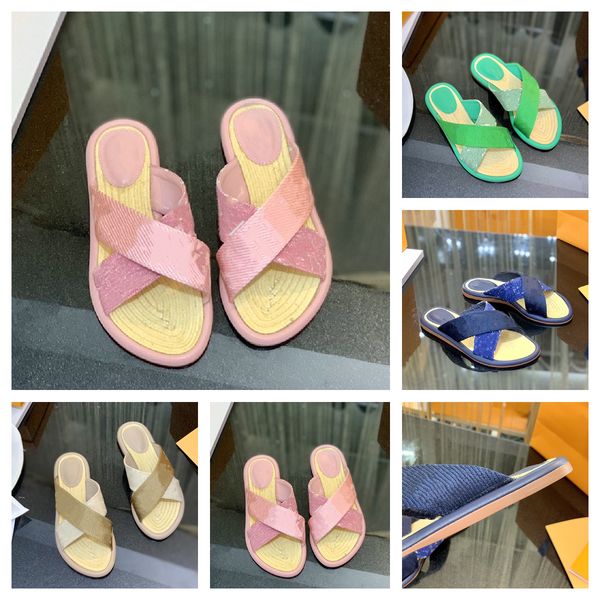 designer sildes classic low-heel women slipper summer sandals lady cross strap straw slippers beach party l party fashion size 34-41, Black
designer sildes classic low-heel women slipper summer sandals lady cross strap straw slippers beach party l party fashion size 34-41, Black