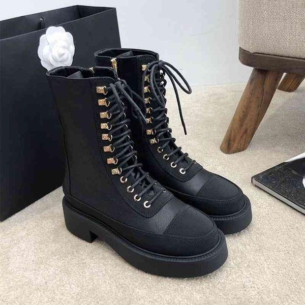 boots yang mi's same style of small fragrant wind martin boots women's early spring splicing medium cylinder british thick heel tv, Black
boots yang mi's same style of small fragrant wind martin boots women's early spring splicing medium cylinder british thick heel tv, Black
