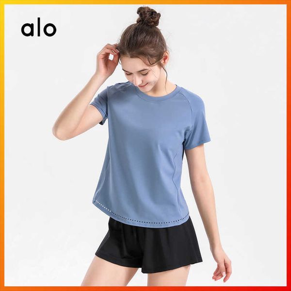 alo yoga summer fitness sports t-shirt women's crop short sleeve moisture wicking breathable yoga running clothes 1268, White;red
alo yoga summer fitness sports t-shirt women's crop short sleeve moisture wicking breathable yoga running clothes 1268, White;red