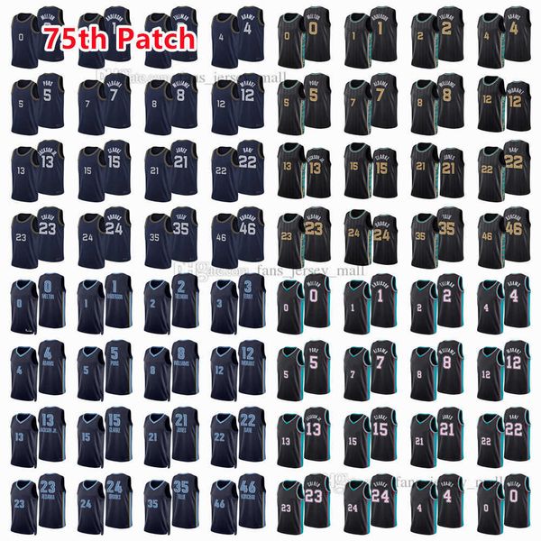 printed 75th patch city basketball jerseys 4 steven 0 de'anthony adams melton 1 kyle 12 ja anderson morant 21 tyus 13 jaren jones jacks, Black;red
printed 75th patch city basketball jerseys 4 steven 0 de'anthony adams melton 1 kyle 12 ja anderson morant 21 tyus 13 jaren jones jacks, Black;red