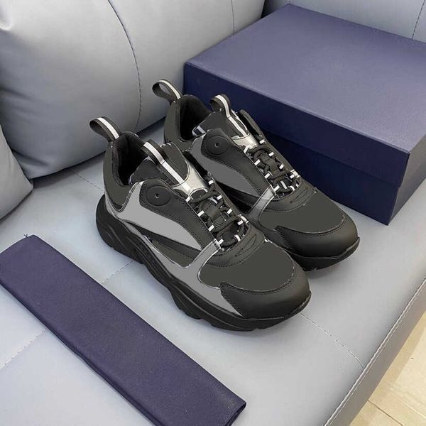 quality designer sneakers b22 men women casual shoes calfskin platform trainer obliques white technical shoe knit retro patchwork sneaker, Black
quality designer sneakers b22 men women casual shoes calfskin platform trainer obliques white technical shoe knit retro patchwork sneaker, Black