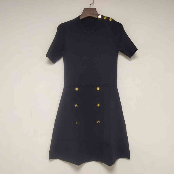 casual dresses spring apricot knitted solid gold button half high neck slim fit short sleeve dress, Black;gray
casual dresses spring apricot knitted solid gold button half high neck slim fit short sleeve dress, Black;gray