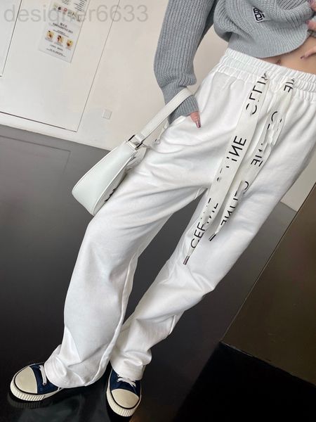 women's pants & capris designer ce family arc de triomphe casual straight spring and autumn letter drawstring elastic waist simple vers, Black;white
women's pants & capris designer ce family arc de triomphe casual straight spring and autumn letter drawstring elastic waist simple vers, Black;white