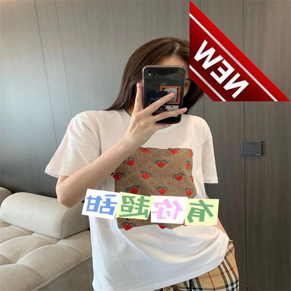50% off discount ch chao brand small strawberry short sleeve commuter versatile cotton t-shirt matching version factory direct sale, White;black
50% off discount ch chao brand small strawberry short sleeve commuter versatile cotton t-shirt matching version factory direct sale, White;black