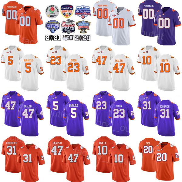 ncaa clemson tigers football college 5 dj uiagalelei jersey 23 lyn-j dixon 20 pace 10 joseph ngata 47 james skalski 31 goodrich team univers, Black
ncaa clemson tigers football college 5 dj uiagalelei jersey 23 lyn-j dixon 20 pace 10 joseph ngata 47 james skalski 31 goodrich team univers, Black