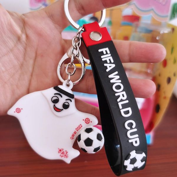 2022 qatar world cup mascot keychain key ring match ball souvenir key chains keychains that brings good luck in scoring goals gifts, Silver
2022 qatar world cup mascot keychain key ring match ball souvenir key chains keychains that brings good luck in scoring goals gifts, Silver