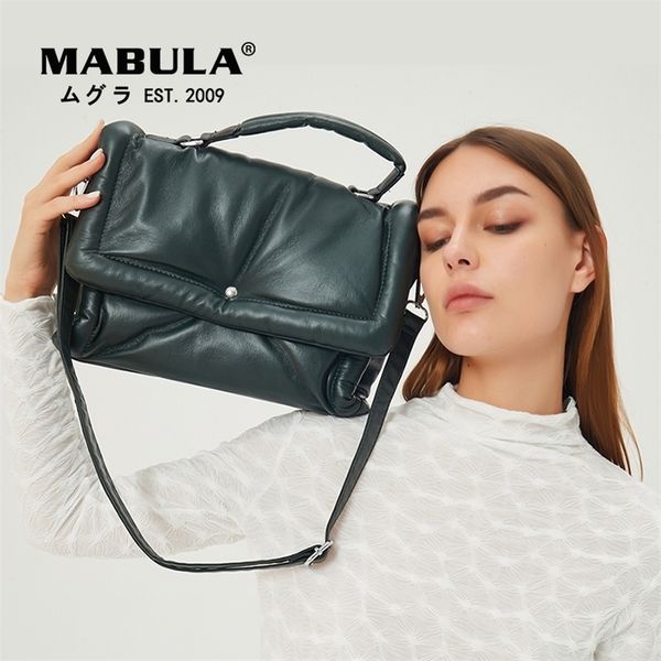 mabula women quilted design feather down padded leather satchels female winter fashion crossbody bags zipper small tote handbag 220815
mabula women quilted design feather down padded leather satchels female winter fashion crossbody bags zipper small tote handbag 220815