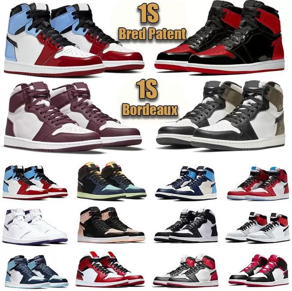 jumpman 1 1s men women baksetball shoes bred patent bordeaux brotherhood dark mocha bubble gum chicago obsidian fragment shadow royal traine
jumpman 1 1s men women baksetball shoes bred patent bordeaux brotherhood dark mocha bubble gum chicago obsidian fragment shadow royal traine