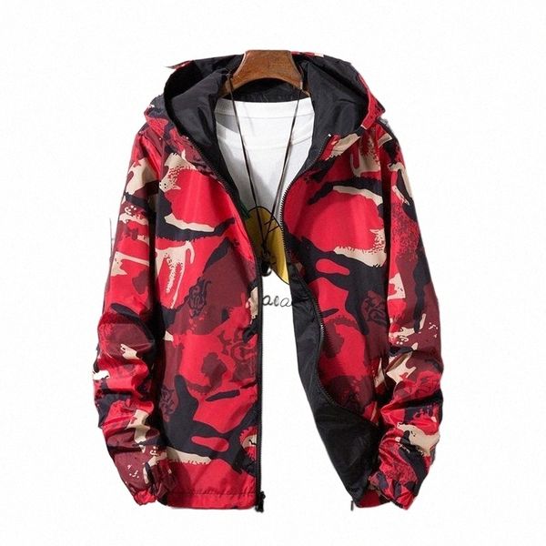 men's jackets men reversible camouflage printed coat hip hop streetwear thin jacket male comfortable hooded overcoat 41h6#, Black;brown
men's jackets men reversible camouflage printed coat hip hop streetwear thin jacket male comfortable hooded overcoat 41h6#, Black;brown