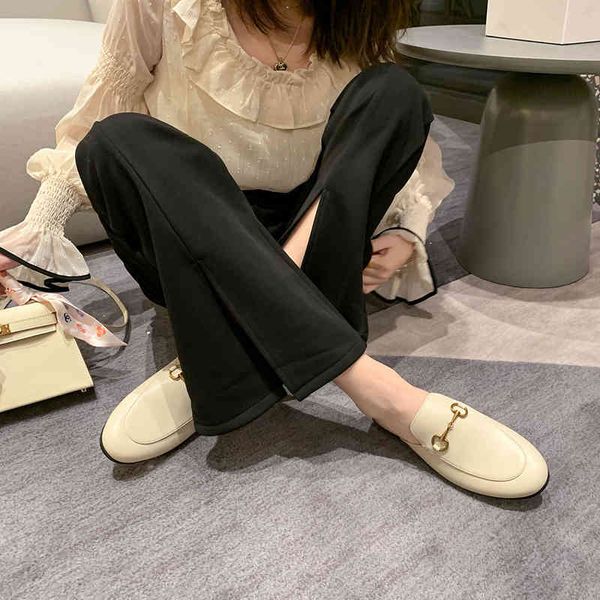 outlet 2022 summer new style muller shoes with horsetail buckle and baotou, women's semi slippers, comfortable and versatile, soft sole, Black
outlet 2022 summer new style muller shoes with horsetail buckle and baotou, women's semi slippers, comfortable and versatile, soft sole, Black