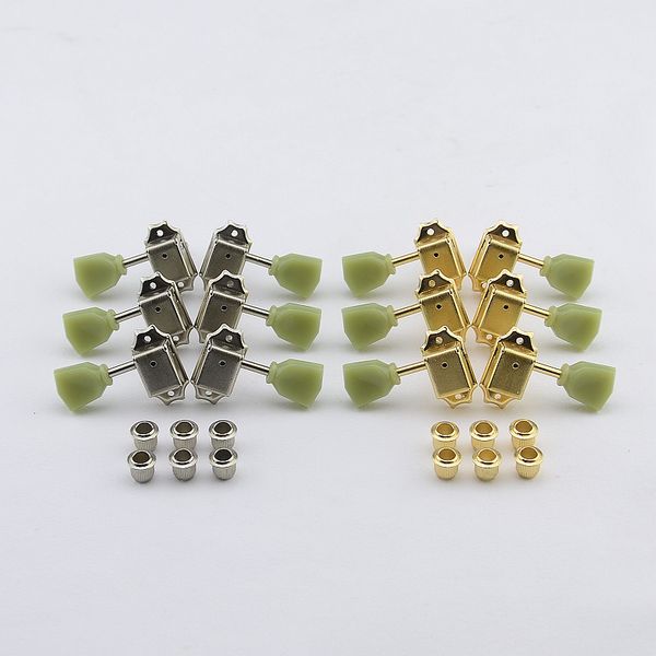 1 set 3r-3l vintage deluxe guitar machine heads tuners
1 set 3r-3l vintage deluxe guitar machine heads tuners