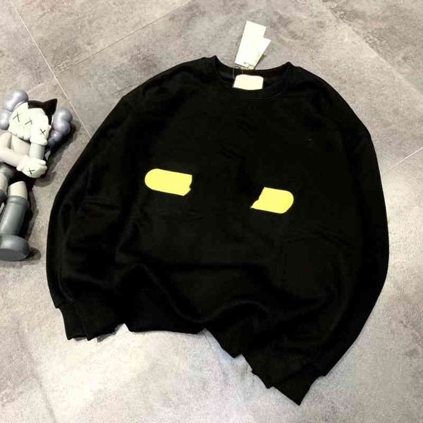 women's t-shirt sprin simple couple's sweater casual loose women's lon sleeve trendy men's wear, White
women's t-shirt sprin simple couple's sweater casual loose women's lon sleeve trendy men's wear, White