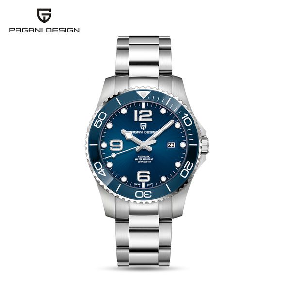 hbp 2023 new pagani men's automatic mechanical watches sapphire business clock stainless steel waterproof 230712, Slivery;brown
hbp 2023 new pagani men's automatic mechanical watches sapphire business clock stainless steel waterproof 230712, Slivery;brown