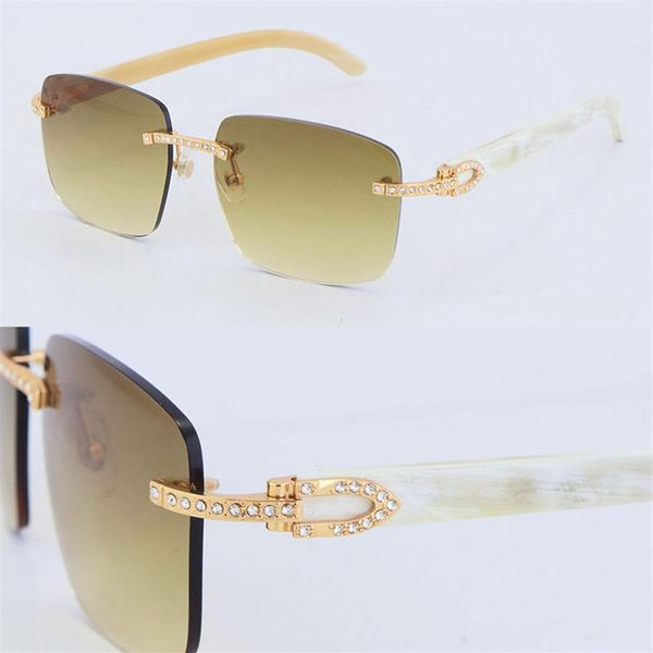 whole selling style samll diamond sunglasses rimless t8300816 white buffalo horn sun glasses famous c decoration male and fema2817, White;black
whole selling style samll diamond sunglasses rimless t8300816 white buffalo horn sun glasses famous c decoration male and fema2817, White;black