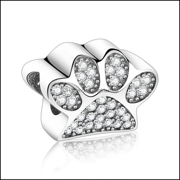 sier loose beads jewelry 925 sterling toy dog print bear paw zircon stone fit original pandora charm bracelet for makin dv4, Black
sier loose beads jewelry 925 sterling toy dog print bear paw zircon stone fit original pandora charm bracelet for makin dv4, Black