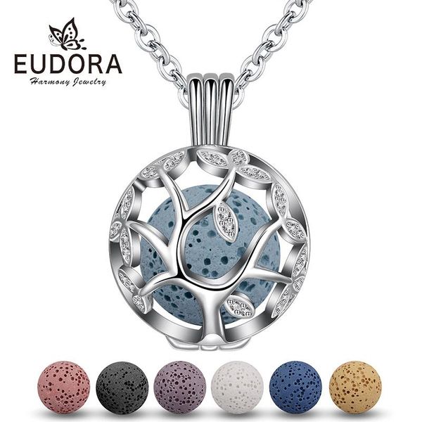 pendant necklaces eudora 14mm tree of life cz cage locket diffuser necklace fit volcanic lava stone ball fine jewelry k187, Silver
pendant necklaces eudora 14mm tree of life cz cage locket diffuser necklace fit volcanic lava stone ball fine jewelry k187, Silver