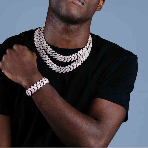 2022 19mm wide heavy iced out bling diamond curb cuban link hip hop chain necklace, Silver
2022 19mm wide heavy iced out bling diamond curb cuban link hip hop chain necklace, Silver