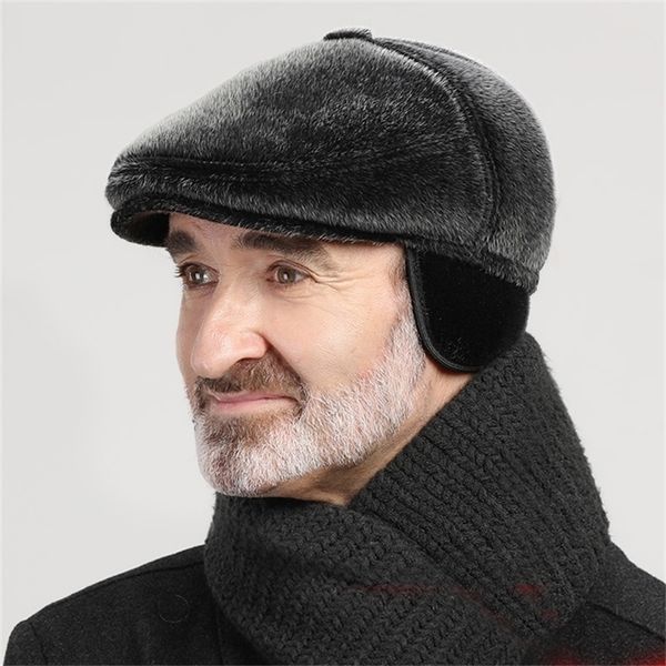 winter faux fur sboy hat with earflaps beret dad for the elderly peaked cap warm s old men flat 201216, Blue;gray
winter faux fur sboy hat with earflaps beret dad for the elderly peaked cap warm s old men flat 201216, Blue;gray